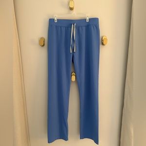Figs Livingston Basic Scrub Pants - Ceil Blue - Size Medium/Tall